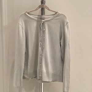 A new day white cardigan S